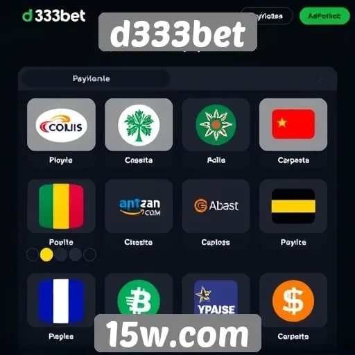 Avaliação das opções de pagamento do d333bet